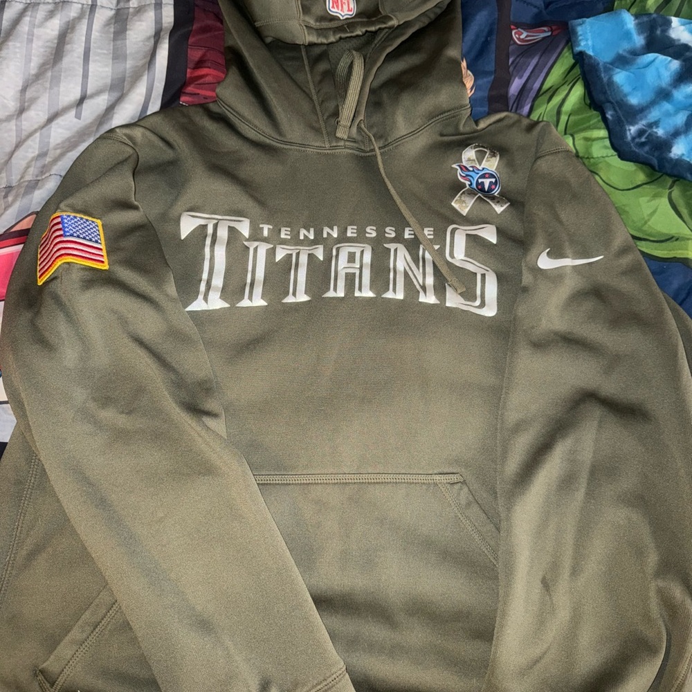 Nike Olive Tennessee Titans Hoodie (UNISEX)